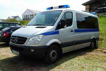 =MB Sprinter der Johanniter abgestellt auf dem Parkplatz der RettMobil 2017 in Fulda, Mai 2017