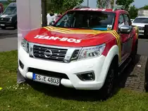 =Nissan Pathfinder von  TEAM-BOS  abgestellt auf dem Parkplatz der RettMobil 2017 in Fulda, Mai 2017