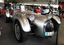 =Jaguar Cougar 3.8 S, Bj. 1968, konnte bei den Retro Classics Stuttgart im März 2017 geordert werden