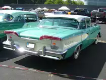 Heckansicht eines Edsel Series B Pacer Hardtop Sedan des Modelljahres 1958. Primers 4th run am 25.05.2017 in Krefeld.