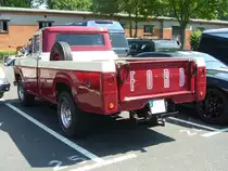 Heckansicht eines Ford F100 des Modelljahres 1959. Primers 4th run am 25.05.2017 in Krefeld.