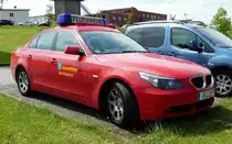 =BMW der Feuerwehr Offenbach steht auf dem Parkplatz der RettMobil 2017 in Fulda, Mai 2017
