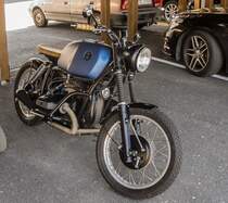 BMW MOtorrad mit Boxer Technik, gesehen auf der XII. Lotus Retro Mobil Concours d´Elegance im Urpark des Lotus Hotels, Juni, 2017.