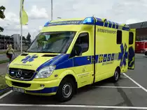 MFS Mercedes Benz Sprinter RTW am 16.06.17 in Rüsselsheim auf dem Hessentag