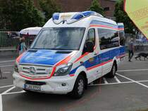 ASB Mercedes Benz Wünschewagen am 16.06.17 auf dem Hessentag in Rüsselsheim