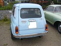 Heckansicht eines Steyr Puch 700C. 1960 - 1968. 9. Oldtimer- und Youngtimertreffen am 18.06.2017 an der  Alten Dreherei  in Mülheim an der Ruhr.