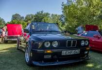 BMW Volger Cabrio auf dem Basis des BMW 3 E30, gesehen auf der XII. Lotus Retro Mobil Concours d´Elegance im Urpark des Lotus Hotels, Juni, 2017.