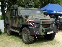 Bundeswehr Mowag Eagle am 16.06.17 auf dem Hessentag in Rüsselsheim