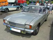 Ford Capri I. 1969 - 1973. Im Januar 1969 wurde der Capri vorgestellt. Entwickelt wurde er in einem Gemeinschaftsprojekt der englischen Ford-Werke in Dagenham und den Kölner Ford-Werken. Der Wagen war in etlichen Motorisierungsvarianten von 1.3l bis 2.6l lieferbar. Hier wurde ein Capri 1500 (zweitkleinste Motorversion) in der Ausstattungsvariante XL abgelichtet. So ein Capri 1500 kostete bei seiner Markteinführung DM 7300,00. Der 
4-Zylinderreihenmotor hat einen Hubraum von 1498 cm³ und leistet, je nach Baujahr, 60 PS oder 65 PS. 9. Oldtimer- und Youngtimertreffen am 18.06.2017 an der  Alten Dreherei  in Mülheim an der Ruhr. 