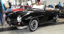 =MB 190 SL Cabrio (W 121), gesehen bei den Retro Classics 2017 in Stuttgart, März 2017