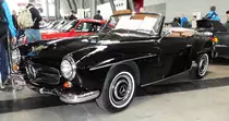 =MB 190 SL Cabrio (W 121), gesehen bei den Retro Classics 2017 in Stuttgart, März 2017
