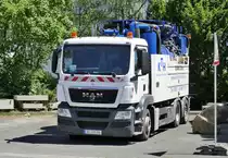 MAN TGS 25.440  Kanaltechnik Hanke  in Derkum - 26.05.2017