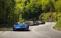 Pagani Huayra Roadster und Freunde unterwegs in der Toskana am 17.06.2017
