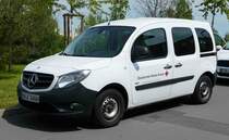 =MB Citan vom DRK KV DÜREN steht auf dem Parkplatz der RettMobil 2017 in Fulda, Mai 2017