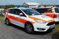 =Ford vom ASB RV MÜNSTERLAND steht auf dem Parkplatz der RettMobil 2017 in Fulda, Mai 2017