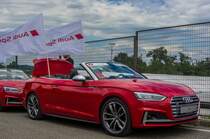Audi S5 Cabriolet Präsenationsfahrzeug auf dem DTM Rennen am 18.06.2017