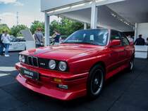 BMW M3 E30 Johnny Cecotto Edition 1989, ausgestellt auf dem hungaroring in Rahmen des DTm Rennens am 18.06.2017.