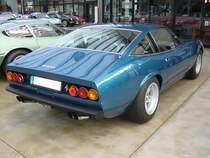 Heckansicht eines Ferrari 365 GTC/4. 1971 - 1973. Classic Remise Düsseldorf am 22.06.2017.