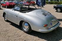 Porsche 356 Speedster auf dem Oldtimer-Treffen an der Rennbahn in Krefeld, 8.5.16