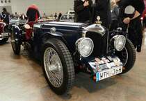 =Riley Brooklands Speed Special, gesehen bei den Retro Classics 2017 in Stuttgart, März 2017