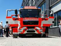 BF Frankfurt am Main MAN TGM HLF 20/16 am 24.06.17 beim Tag der Offenen Tür des Polizeipräsidium Frankfurt zur 150 Jahr Feier