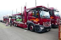 Galliker Autotransporter am 24.6.17 am Trucker Festival in Interlaken.