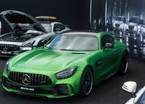 Mercedes-Benz AMG-GT R. Dieser Meisterstück wurde im Paddock des Hungaroring am 18.06.2017 ausgestellt