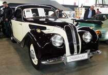 =BMW 327 Coupe, gesehen bei den Retro Classics 2017 in Stuttgart, März 2017