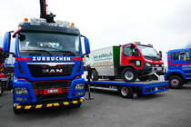 MAN Zurbuchen Transporte AG am 24.6.17 am Trucker Festival in Interlaken.