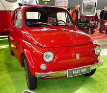 =Fiat 500, gesehen bei der Retro Classic in Stuttgart - März 2017