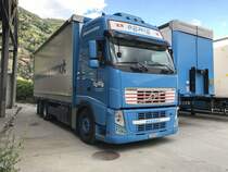 Ein Volvo von Domig Visp am 30.6.17 in Visp.