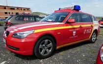 =BMW der Kreisbrandinspektion LK DACHAU gesehen auf dem Parkplatz der RettMobil 2017 in Fulda - Mai 2017