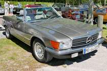 Mercedes-Benz C107 auf dem Oldtimer-Treffen an der Rennbahn in Krefeld, 8.5.16