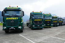 5 MB Actros von Andrey am 24.6.17 am Trucker Festival in Interlaken.