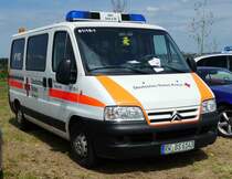 =Citroen Jumper vom DRK OV SULZ a / N, gesehen auf dem Parkplatz der RettMobil 2017 in Fulda - Mai 2017