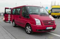 =Ford Transit der Firma  HOCH  aus Fladungen, gesehen bei der Retro Classic in Stuttgart - März 2017