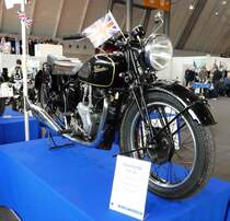 =Velocette MSS 500, Bj. 1947, 28 PS, gesehen bei der Retro Classic in Stuttgart - März 2017