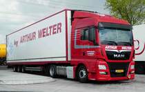 =MAN von  Artur Welter  rastet an der A 3 im April 2017
