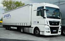 =MAN der Spedition  SPESA  rastet an der A 3 im April 2017