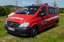 =MB Vito der Feuerwehr WITTENBERG,  gesehen auf dem Parkplatz der RettMobil 2017 in Fulda - Mai 2017