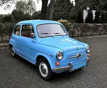 Fiat 600, beim „Frühlingserwachen“ der Oldtimer-Interessengemeinschaft Grenzland, am 1.5.2017. Geilenkirchener Sportpark Loherhof.