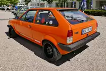 VW Polo auf dem Oldtimer-Treffen an der Rennbahn in Krefeld, 8.5.16