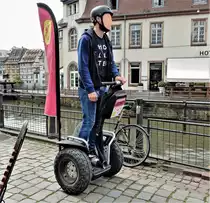 Segways sind ein echter Hit für Stadtführungen geworden, wie hier in Straßburg, am 11. Mai 2017