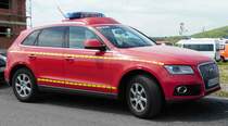 =Audi Q5 als Rettungsdienstfahrzeug des Rhein-Sieg-Kreises, gesehen bei der RettMobil 2017 in Fulda - Mai 2017
