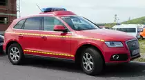 =Audi Q5 als Rettungsdienstfahrzeug des Rhein-Sieg-Kreises, gesehen bei der RettMobil 2017 in Fulda - Mai 2017