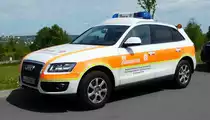 =Audi Q5 der Johanniter RV LEIPZIG, gesehen bei der RettMobil 2017 in Fulda - Mai 2017