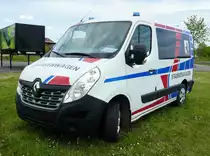 =Renault Master steht zum Verkauf bei der RettMobil 2017 in Fulda - Mai 2017