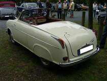 Heckansicht eines Cabrioletumbaus auf Basis eines Lloyd Alexander. Oldtimertreffen an der Galopprennbahn Krefeld am 16.07.2017.