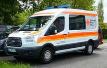 =Ford Transit des DRK OV NAGOLD /WILDBERG, gesehen bei der RettMobil 2017 in Fulda - Mai 2017
