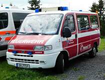 =Fiat Ducato als MTW der Feuerwehr von PFUNGSTADT, gesehen bei der RettMobil 2017 in Fulda - Mai 2017